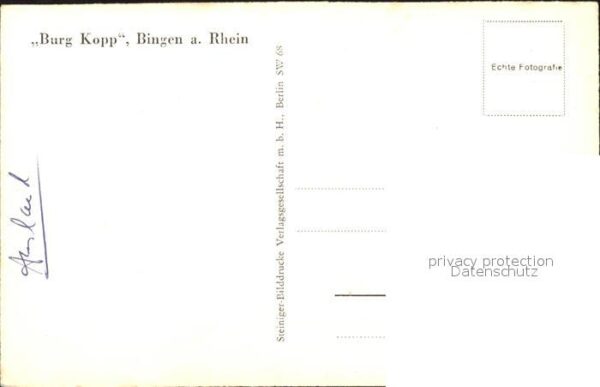 Bingen Rhein Burg Kopp – Bild 2