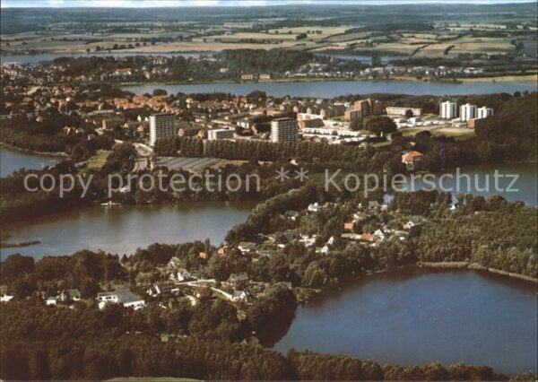 Ploen See Fliegeraufnahme See Ort