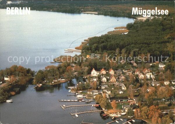 Berlin Fliegeraufnahme Müggelsee