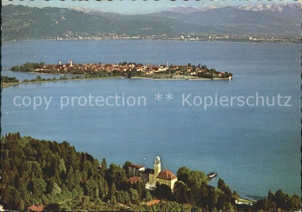 Bad Schachen Lindau Fliegeraufnahme Blick Lindau Bregenz Pf
