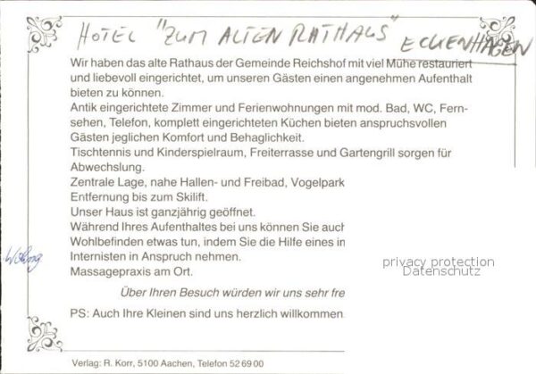 Eckenhagen Hotel Zum Alten Rathaus – Bild 2