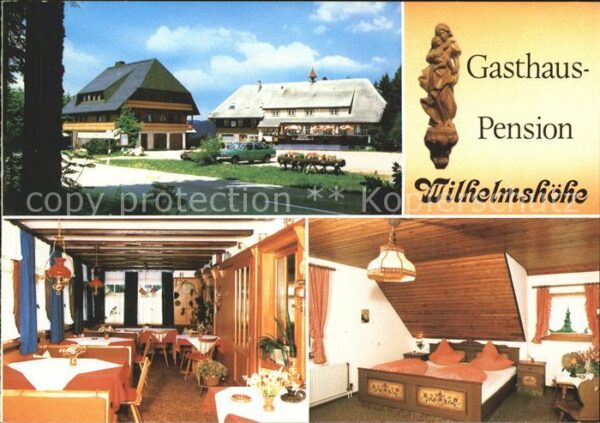 Schonach Schwarzwald Gasthaus Wilhelmshöhe