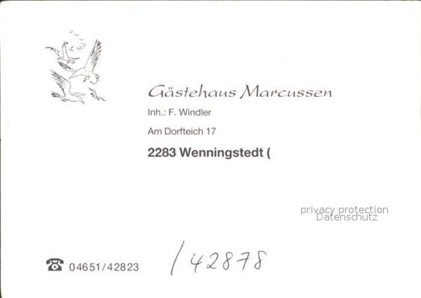 Wenningstedt Sylt Gästehaus Marcussen – Bild 2