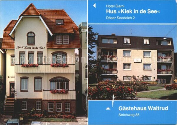 Cuxhaven Nordseebad Hotel Garni Hus Kiek in de See Gästehau