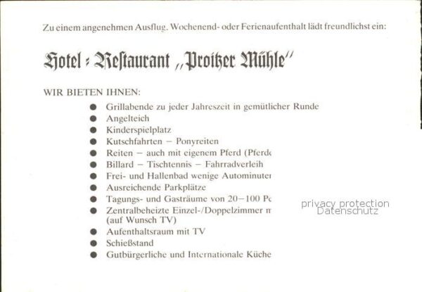 Proitze Hotel Restaurant Proizer Mühle – Bild 2
