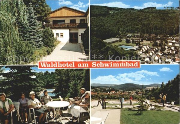 Holzhausen Huenstein Waldhotel Schwimmbad