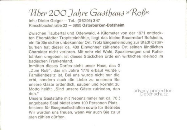 Osterburken Gasthaus Roß – Bild 2