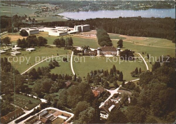 Bernried Starnberger See Fliegeraufnahme Klinik Höhenried