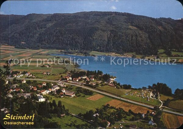 Steindorf Ossiacher See Fliegeraufnahme