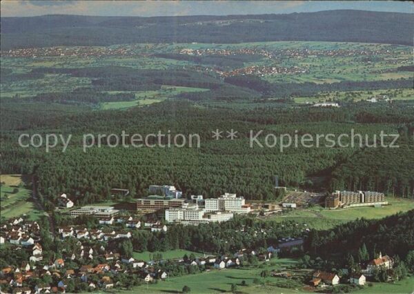 Langensteinbach Karlsbad Fliegeraufnahme Rehabilitations-Kranken