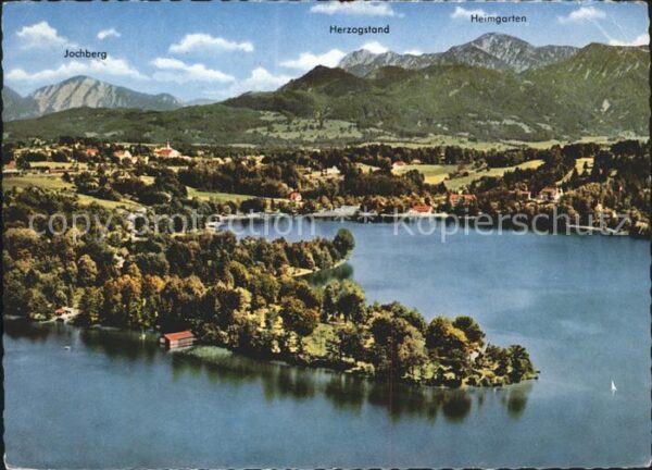 Murnau Staffelsee Fliegeraufnahme Campingplatz Halbinsel