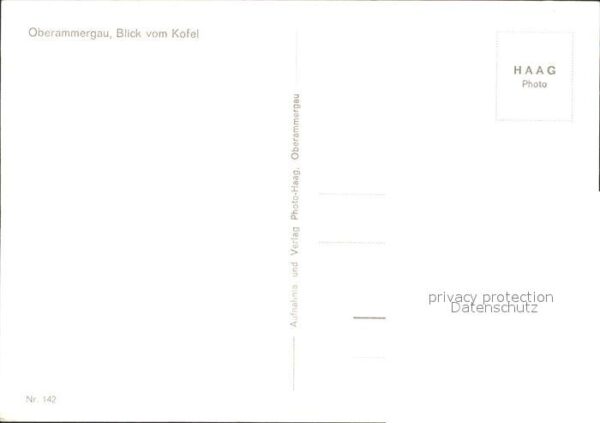 Oberammergau Blick v. Kofel – Bild 2