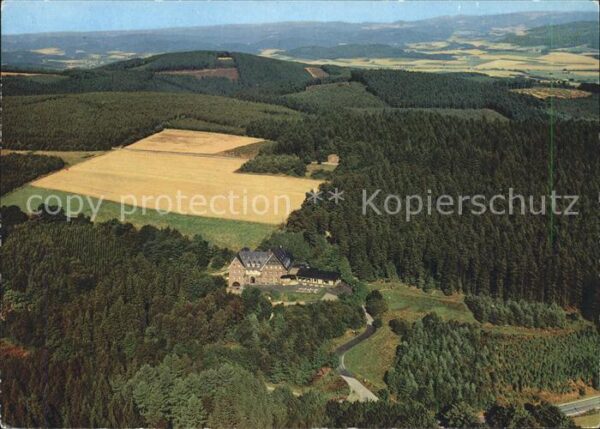 Dahle Altena Fliegeraufnahme Hotel Kohlberghaus
