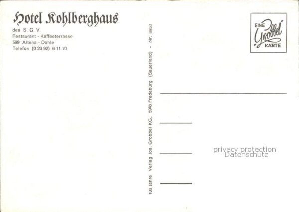 Dahle Altena Fliegeraufnahme Hotel Kohlberghaus – Bild 2