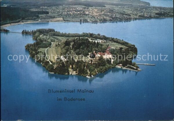 Mainau Fliegeraufnahme Überlinger See Litzelst