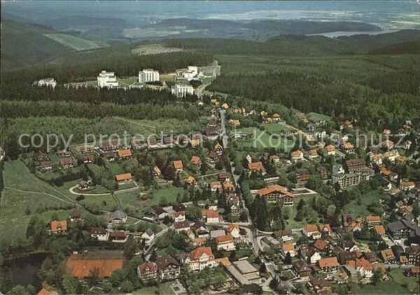 Hahnenklee-Bockswiese Harz Fliegeraufnahme