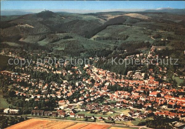 Bad Sachsa Harz Fliegeraufnahme Teilansicht