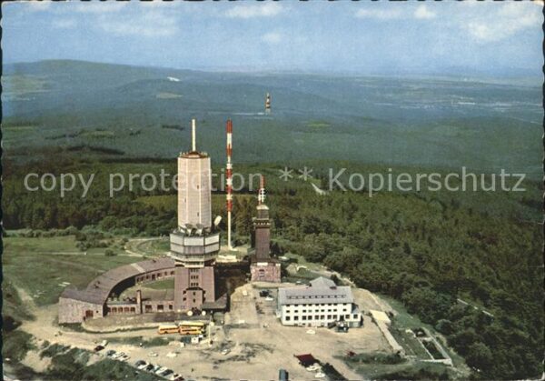 Feldberg Taunus Fliegeraufnahme Fernmelde- Fernseh UKW-