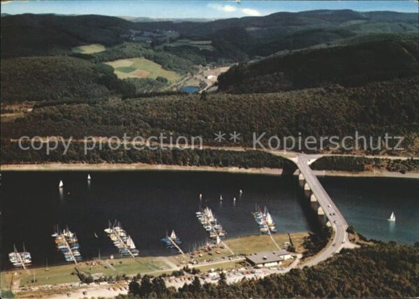 Biggesee Fliegeraufnahme Olper Yachthafen Sonder
