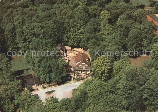 Walsrode Lueneburger Heide Fliegeraufnahme Waldgaststätte Eckernwo