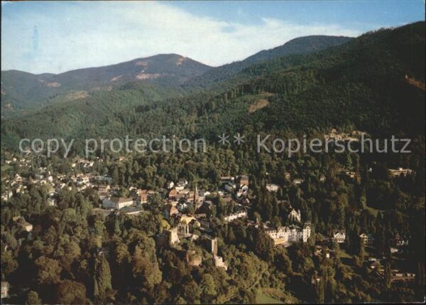 Badenweiler Fliegeraufnahme Thermalkurort