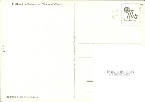 Freiburg Breisgau Blick Münster – Bild 2