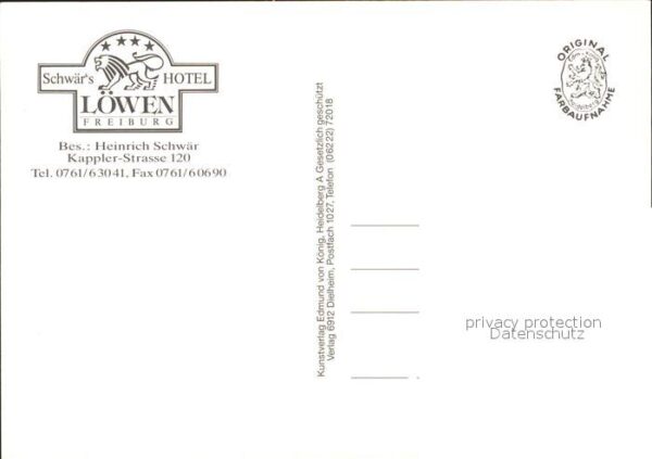 Freiburg Breisgau Schwär's Hotel Löwen – Bild 2