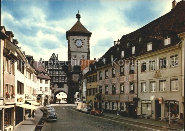 Freiburg Breisgau Oberlinden Schwabentor