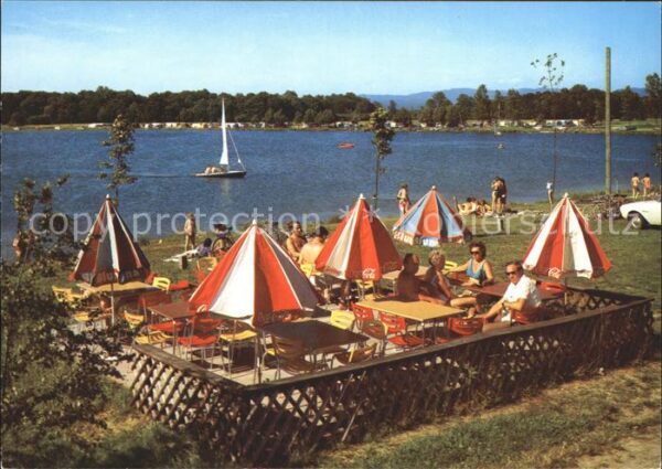 Hochdorf Breisgau Camping Tunisee Cafe Segelboot