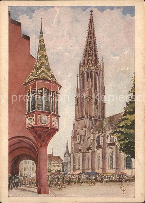 Freiburg Breisgau Münster Kaufhauserker