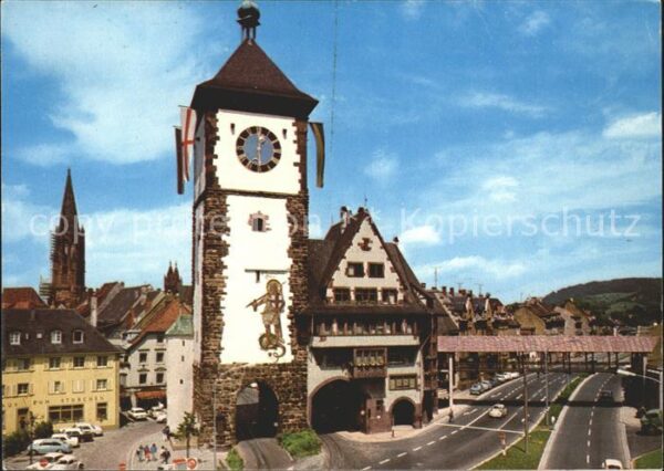 Freiburg Breisgau Schwabentor Schwabentorsteg