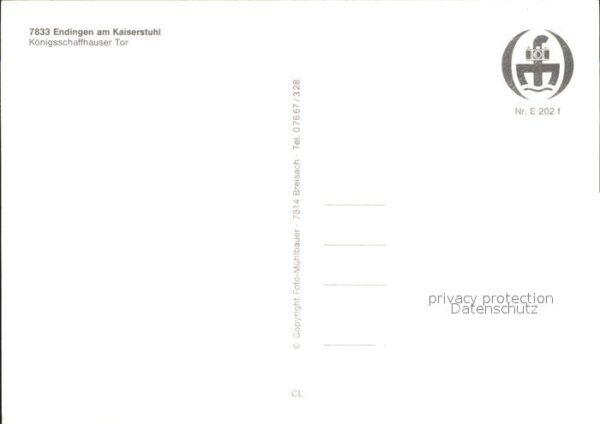 Endingen Kaiserstuhl Königsschaffhauser Tor – Bild 2