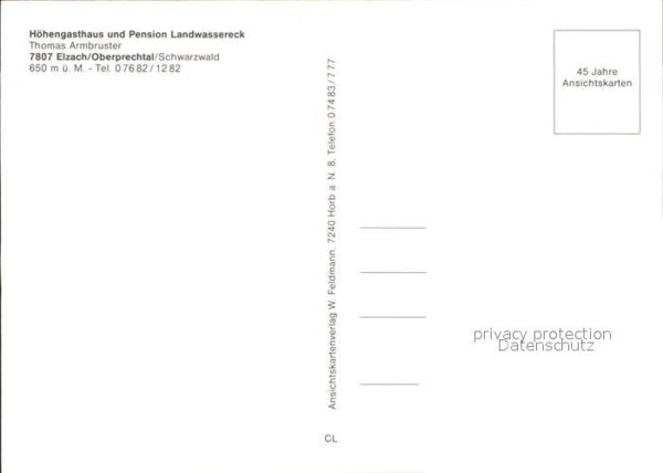 Oberprechtal Pension Landwassereck – Bild 2