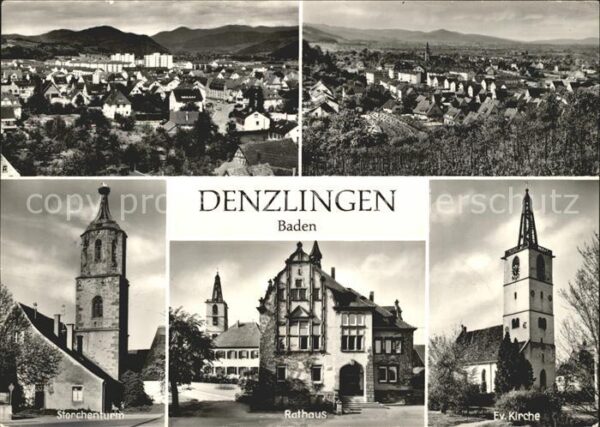 Denzlingen Rathaus Evangelische Kirche Storchentur