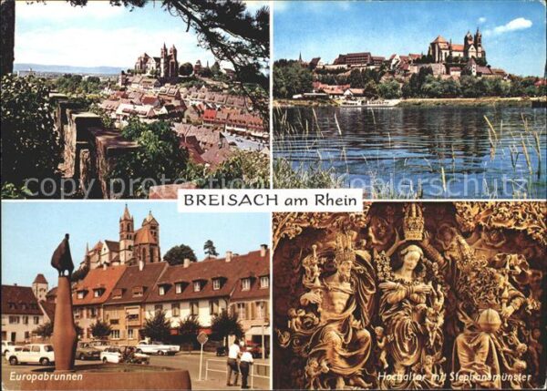 Breisach Rhein Europabrunnen Hochaltar Stephansmünster