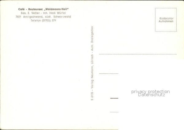 Amrigschwand Cafe Restaurant Waidmanns-Heil – Bild 2