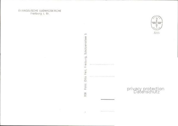 Freiburg Breisgau Evangelische Ludwigskirche – Bild 2