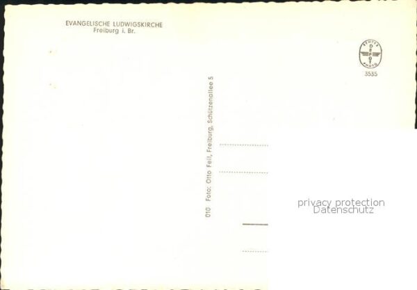 Freiburg Breisgau Evangelische Ludwingskirche – Bild 2