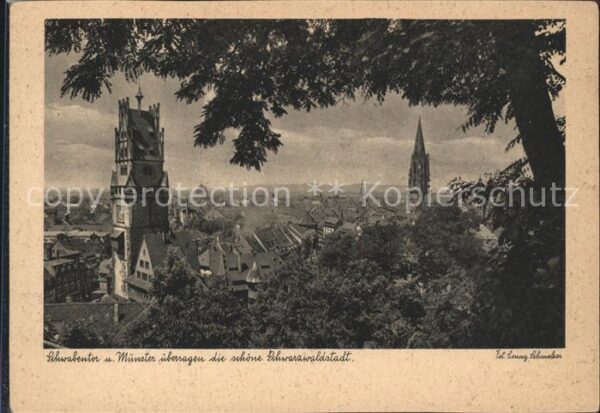 Freiburg Breisgau Schwabentor Münster