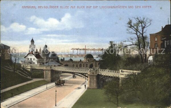 Hamburg Helgoländer Allee Landungsbrücken Hafen