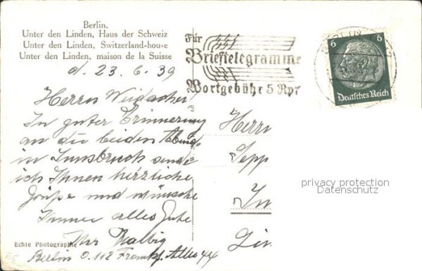 Berlin Unter den Linden Haus der Schweiz – Bild 2