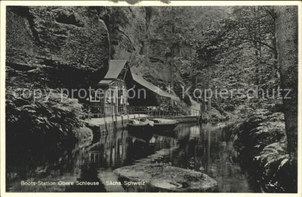 Hinterhermsdorf Boots-Station Obere Schleuse