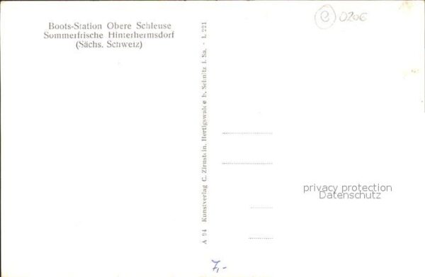 Hinterhermsdorf Boots-Station Obere Schleuse – Bild 2