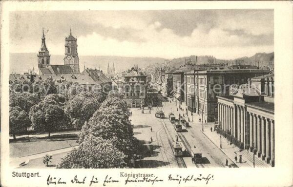 Stuttgart Königstrasse Strassenbahn