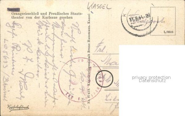 Kassel Orangerieschloss Preussisches Staatsthe – Bild 2