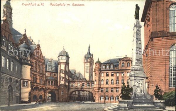 Frankfurt Main Paulsplatz Rathaus