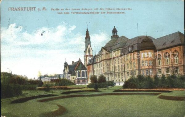 Frankfurt Main Hohenzollernkirche Verwaltungsgebäude S