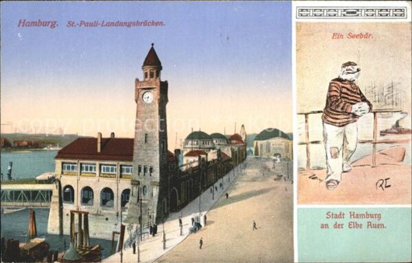 Hamburg St.-Pauli-Landungsbrücken Seebär