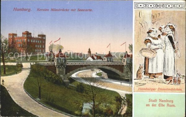Hamburg Kersten Milesbrücke Seewarte Hamburger