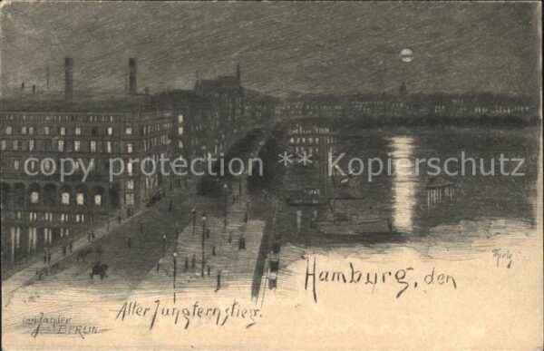Hamburg Alter Jungfernstieg Thiele